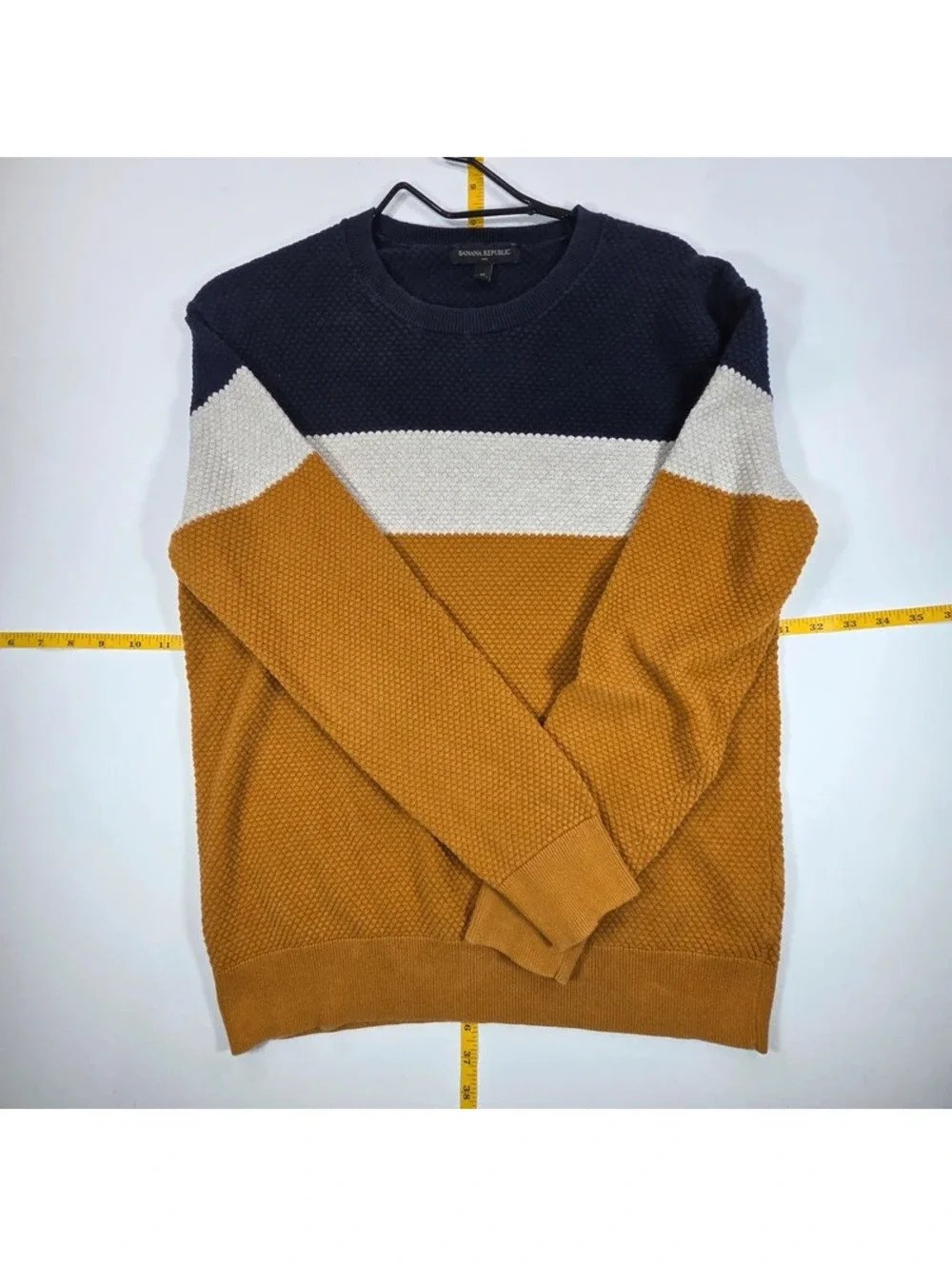Banana Republic color-block crewneck sweater